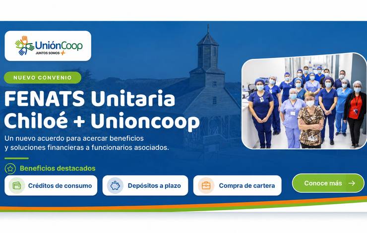 Nuevo convenio FENATS Unitaria Chiloé y Unioncoop