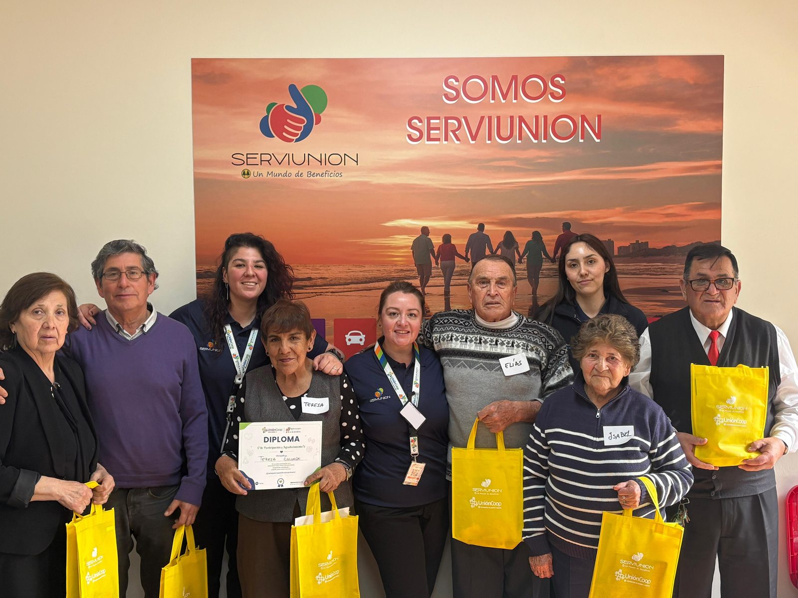 Socios de Unioncoop en la jornada de bienestar de Serviunion